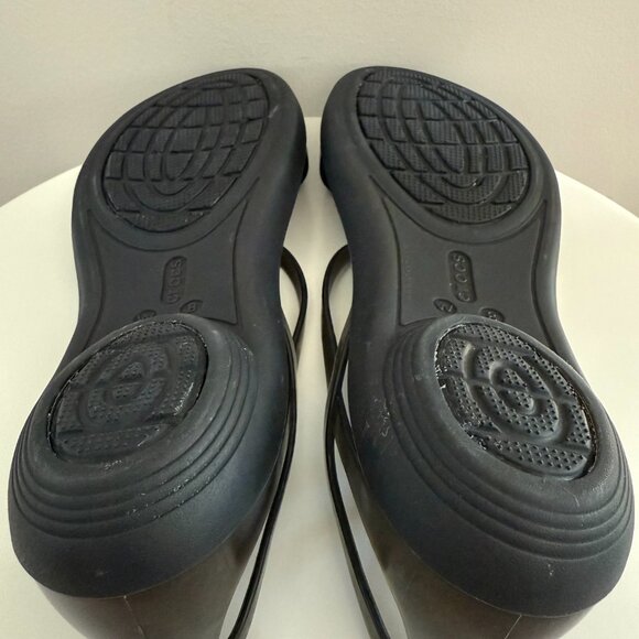 Crocs - Black - Isabella Sandals - Size 8 - Picture 7 of 8